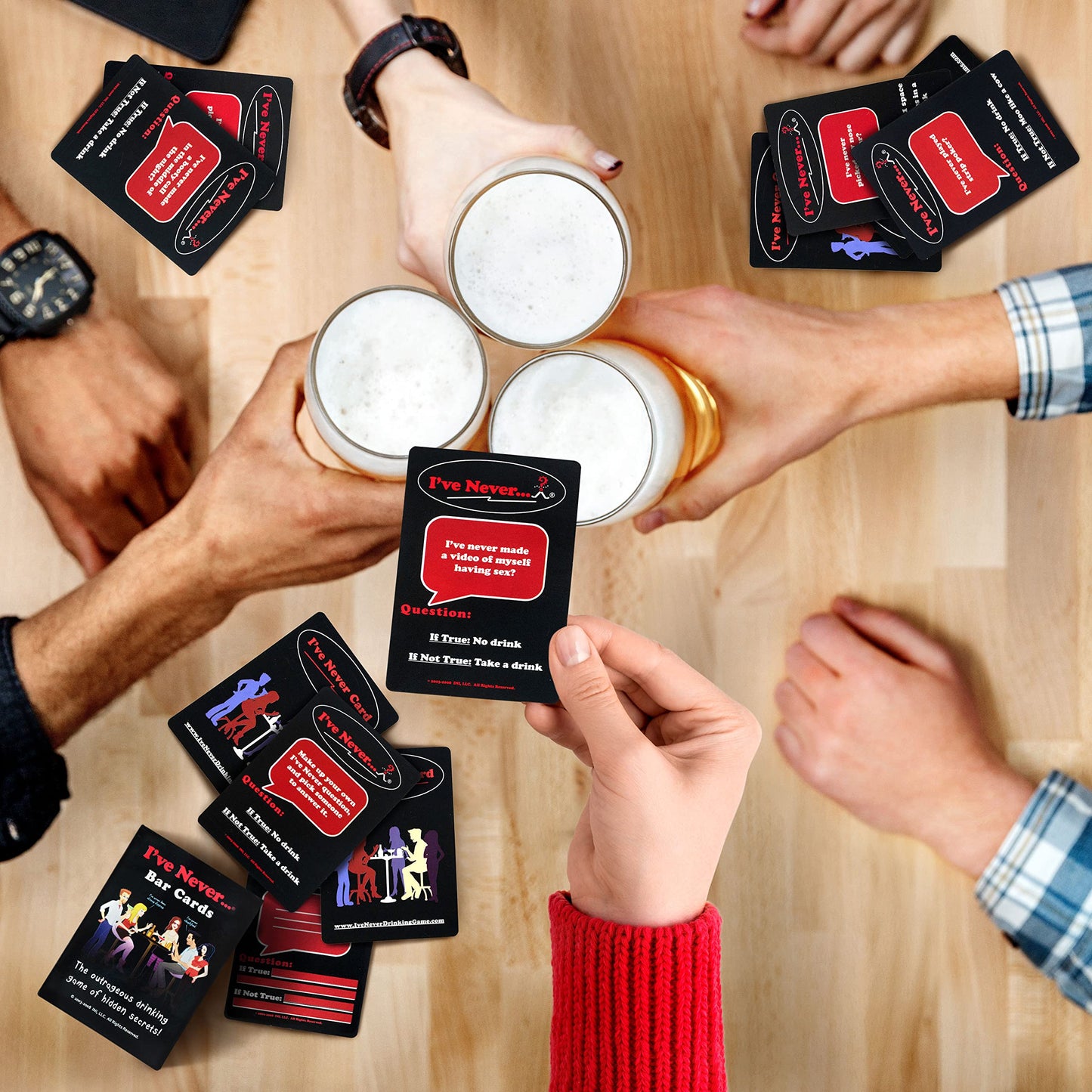 I'Ve Never...? Bar Cards - Hilarious Truth Or Dare Game For Parties, Vacations, And Game Nights, Perfect For Friends And Adults