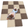 Mqiaoham Solid Playmats For Children Soft Eva Foam Mats For Kids Playmats For Baby Foam Floor Tiles Jigsaw Mats Animal Rug Baby