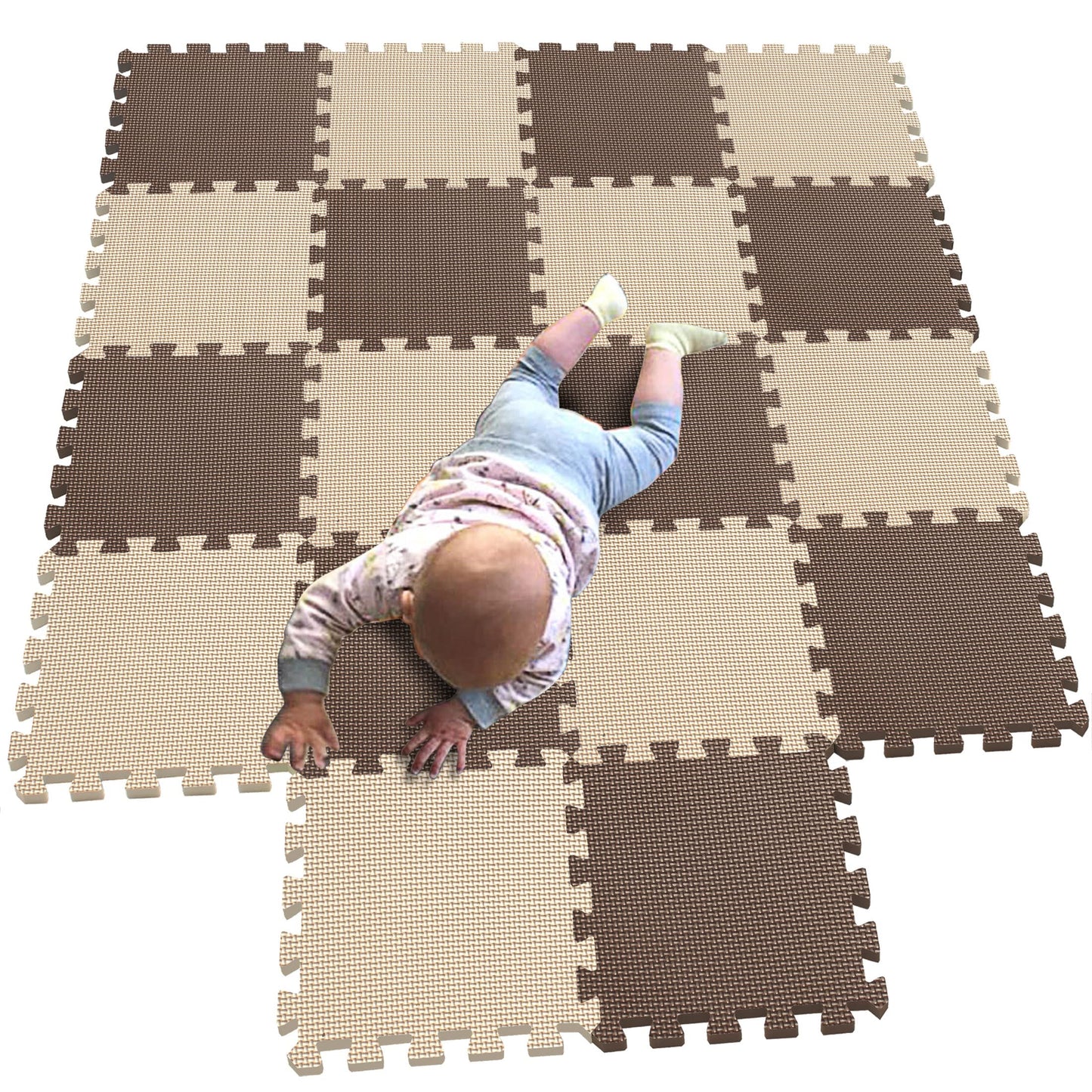 Mqiaoham Solid Playmats For Children Soft Eva Foam Mats For Kids Playmats For Baby Foam Floor Tiles Jigsaw Mats Animal Rug Baby