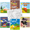 Dvbonike 24Pcs Camping Coloring Books Including Tent Camping Light Forest Bear Rabbit Diy Art Drawing Patterns Summer Birthday P