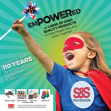 S&S Worldwide Color Splash!A Tempera Paint Marker Set - Primary Colors (Pack of 6)