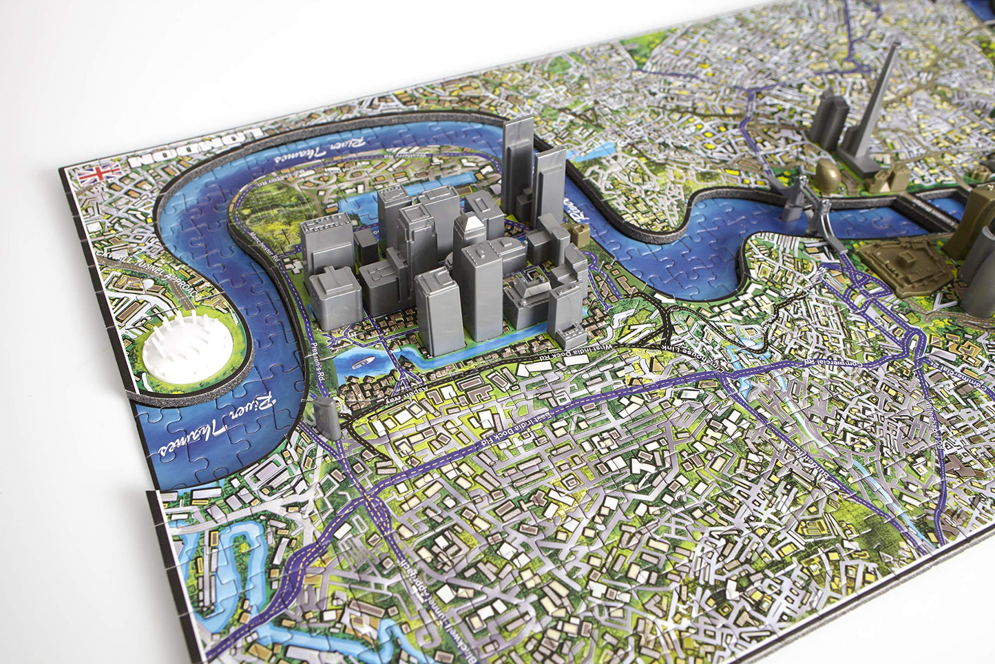 4D Cityscape London England Puzzle