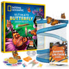 National Geographic Ultimate Butterfly Growing Kit - Butterfly Activity Kit With Voucher For 5 Live Caterpillars, Butterfly Cage