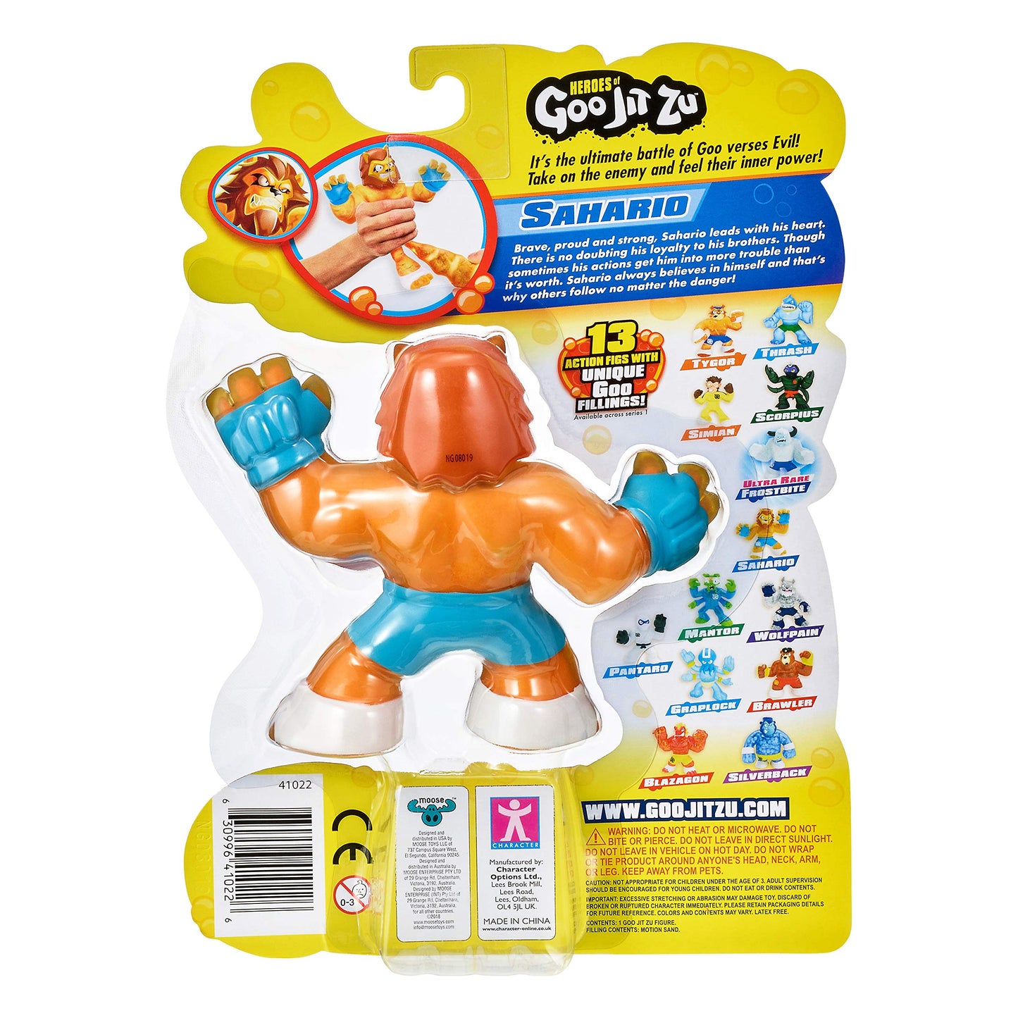 Heroes of Goo Jit Zu Sandy Lion Action Figure - Multicolor - Model 41022