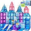 Magnetic Tiles 102pcs Princess Kids Toys Magnetic Building Blocks 3 4 5 6 7 8 Year Old Girl Gifts Girls Toys Age 4-5 6-8 9-12