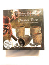 USAOPOLY Pirates of the Caribbean Pirates Dice Game - High Seas Deception - Brown/Gray - Model DI004123 - Plastic Material