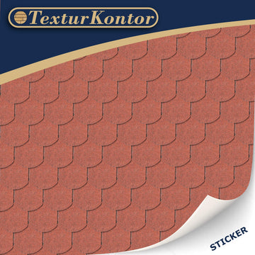 3 Sheets Self-Adhesive Roof Tiles And Shingles For Dollhouses Scale 1:12 (Roofing Felt Shingles)