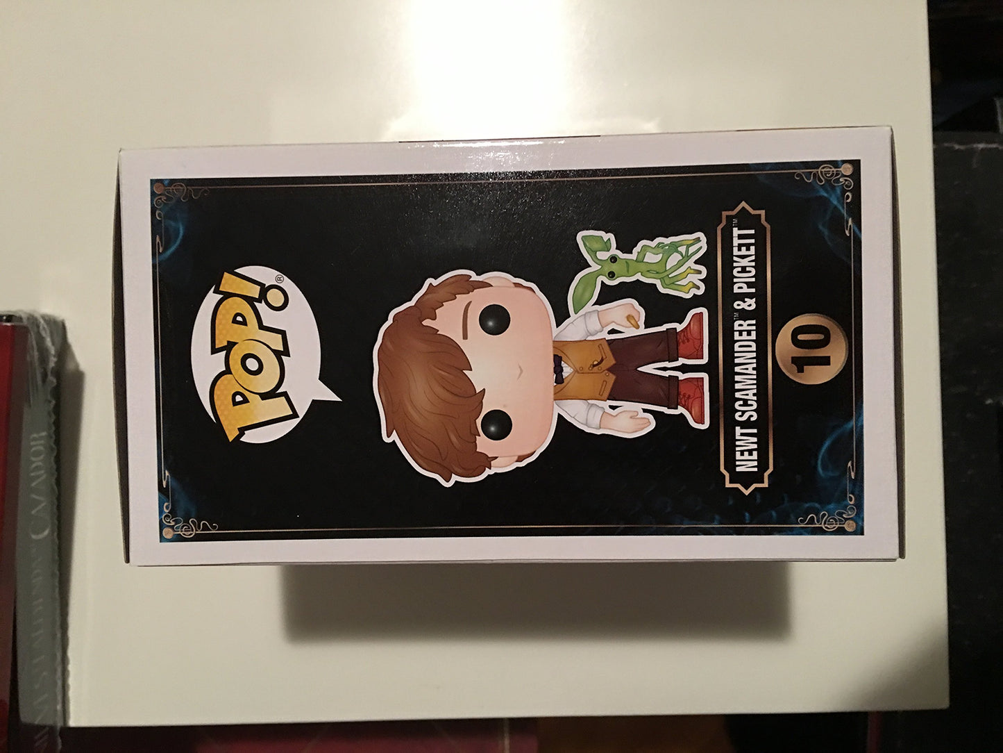 Funko Pop Fantastic Beasts Newt Scamander & Pickett Collectible Figure - Multicolor, Blue, Perfect for Fans and Collectors