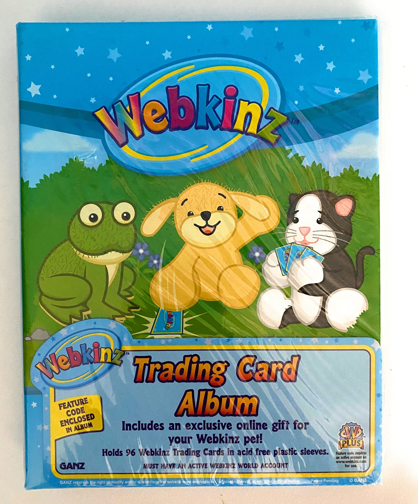 Webkinz Accessories Trading Card Album Holds 96 Trading Cards