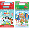 Scentco Holiday Water Magic (2 Pack - Candy Cane & Gingerbread) - Patented Gourmet Scented Reusable Water Reveal Activity Books