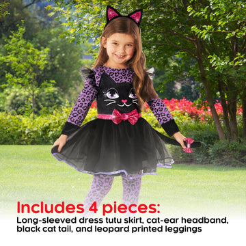 Morph Kitty Dress Purple Girls M
