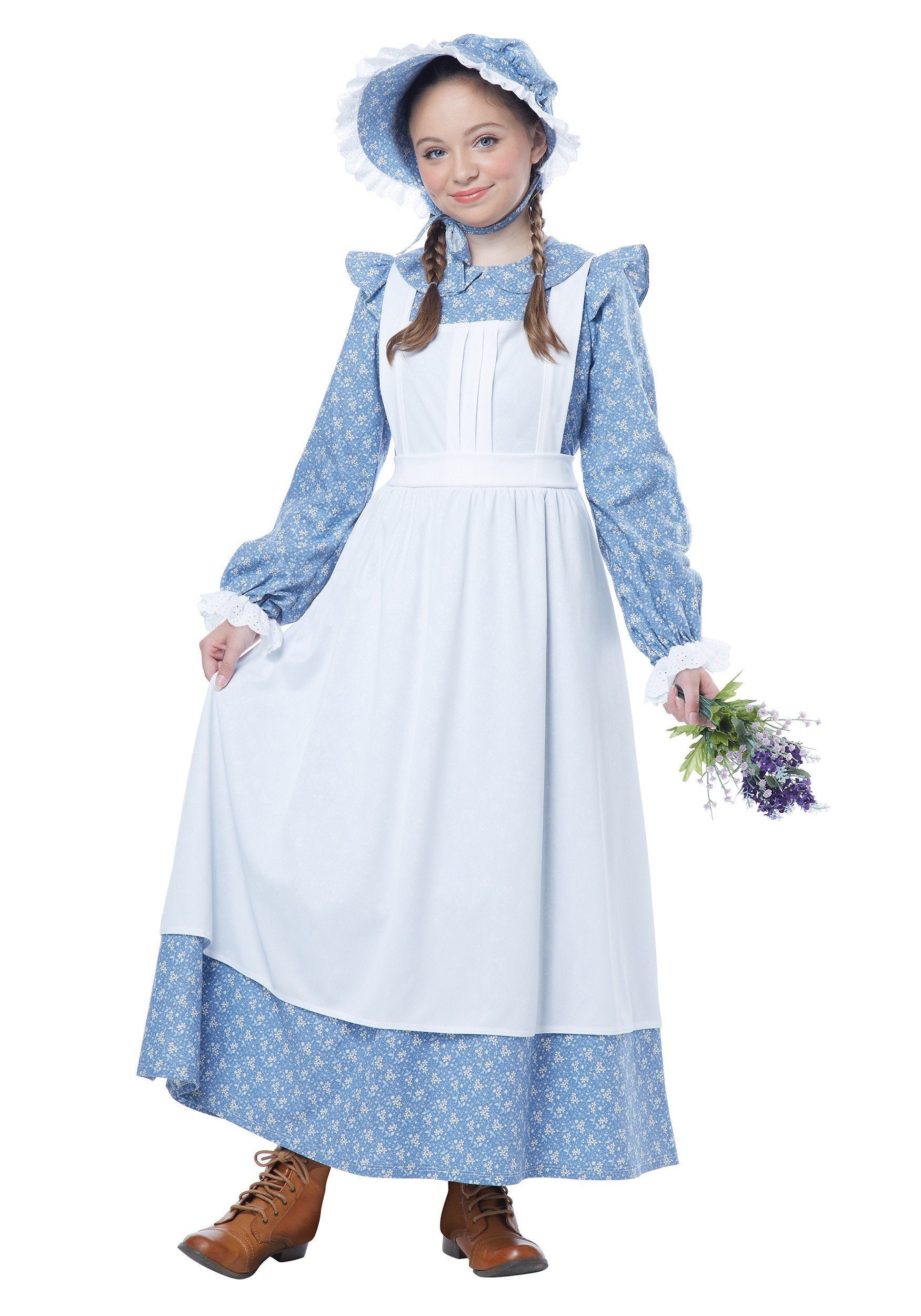 California Costumes Child Pioneer Girl Costume - M