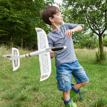 Haba Terra Kids Hand Glider - Outstanding Aerodynamics - Easy To Assemble, 19' Long Made From Robust Styrofoam