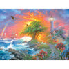 RoseArt 1000 Piece Jigsaw Puzzle - Coastal Light by Abraham Hunter, Multi-colored Cardboard