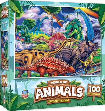 Dinosaur Friends 100 Piece Kids Jigsaw Puzzle