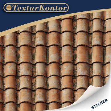 3 Sheets Self-Adhesive Roof Tiles And Shingles For Dollhouses Scale 1:12 (Roman Roof Shindles)