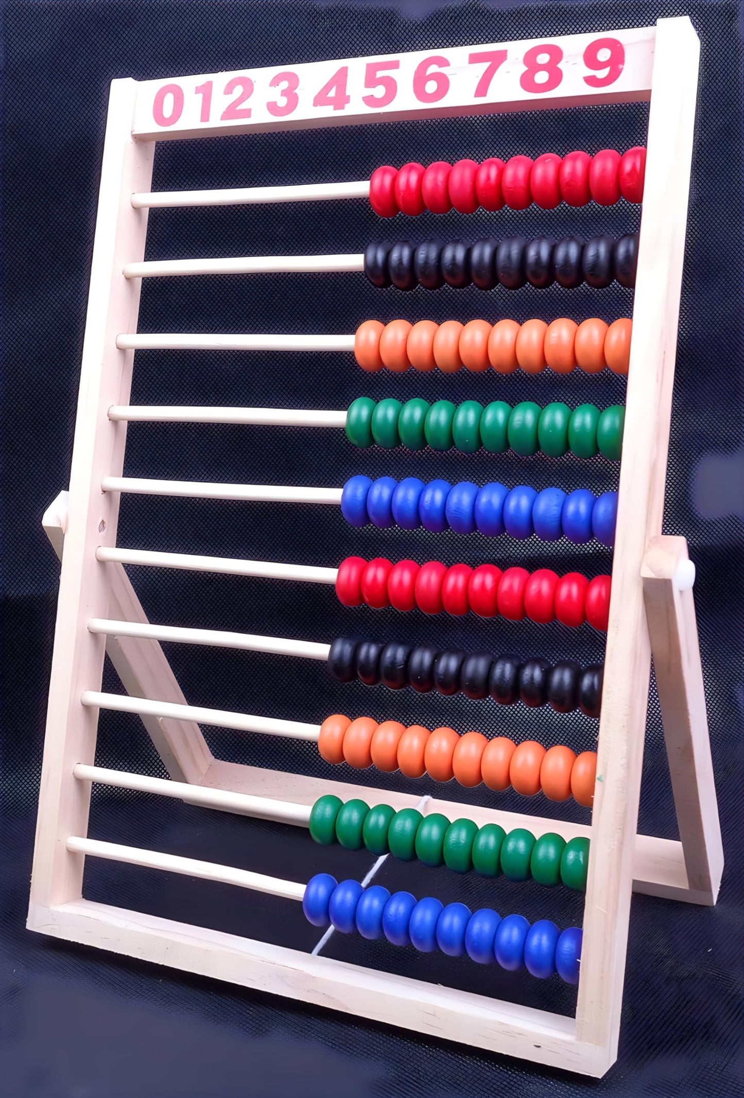 Magikon Wooden Counting Number Frame, 10 Rows Abacus For Kids Learning Math (11-1/2-Inch)
