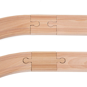 Orbrium 8 + 2 Exclusive Bonus Pcs Wooden Train Track Male-Male Female-Female Adapter Pack Compatible with Thomas Brio Chuggingto