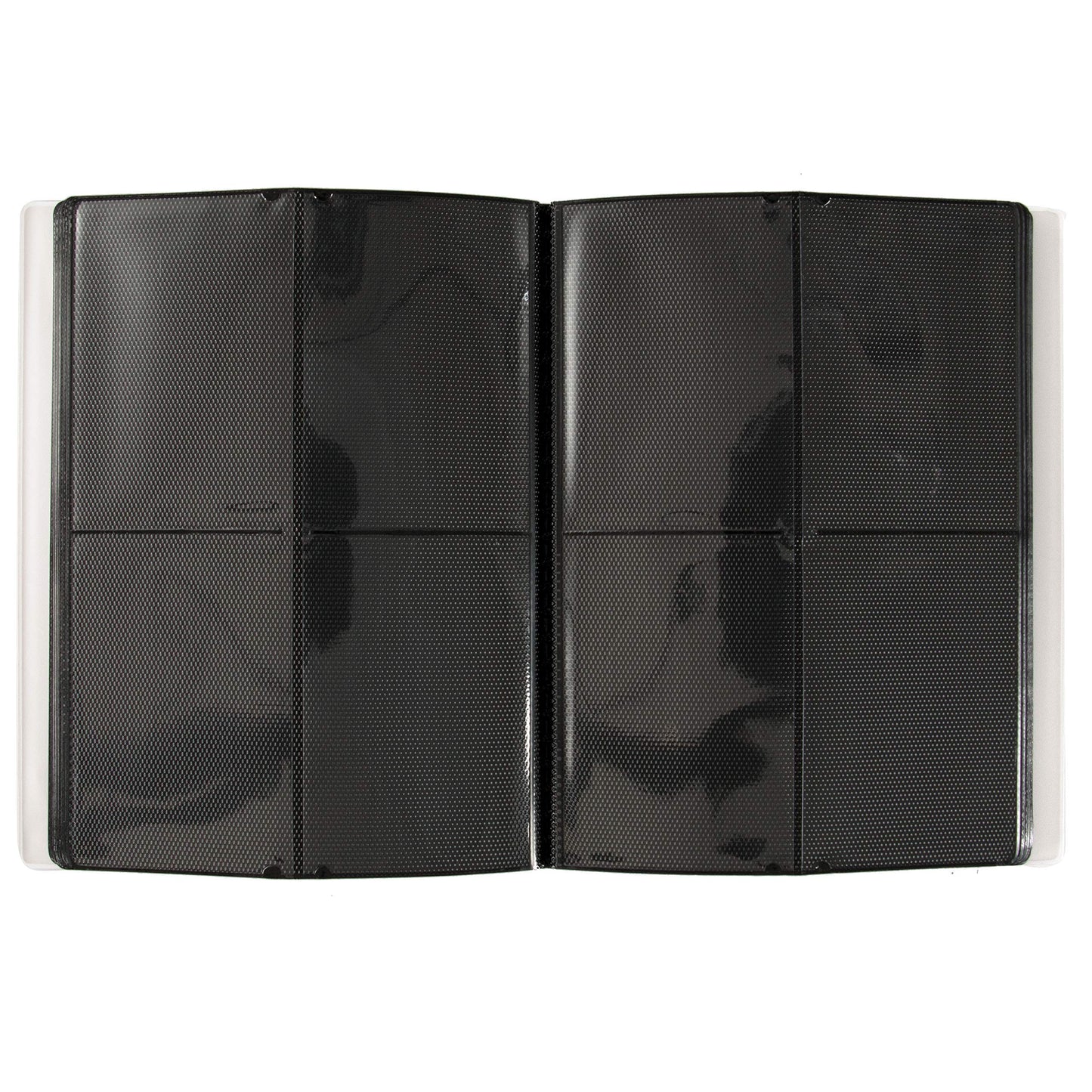 Monster Binder - 4 Pocket Trading Card Album - Matte White (Anti-Theft Pockets Hold 160+ Yugioh, Pokemon, Magic The Gathering Cards)