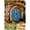 MyPuzzle.com 500 Piece Jigsaw Puzzle - Colorful Hobbit House in Hobbiton, Cardboard