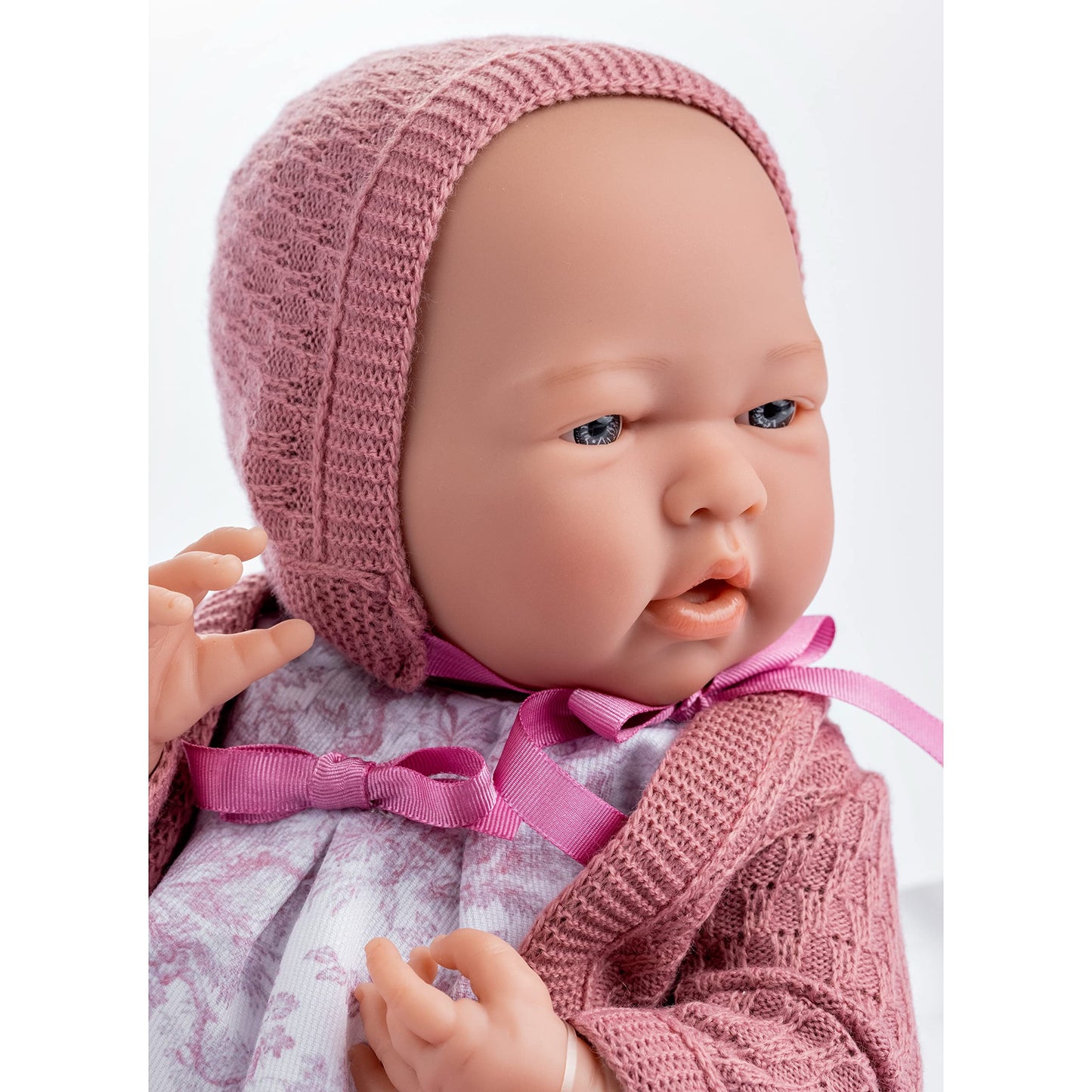 Jc Toys La Newborn Royal Collection | Anatomically Correct Real Girl Baby Doll | 15' All-Vinyl Baby Doll | Designed By Berenguer Made In Spain | Ages 2+ | Pink Gift Set