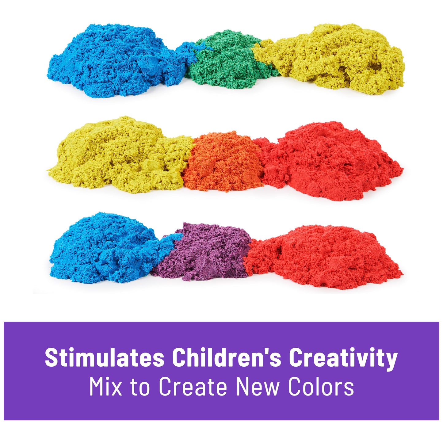 Kinetic Sand, 2.5lbs Purple Play Sand, Moldable Sensory Toys for Kids & Classroom, Resealable Bag, Back to School Teacher Must H