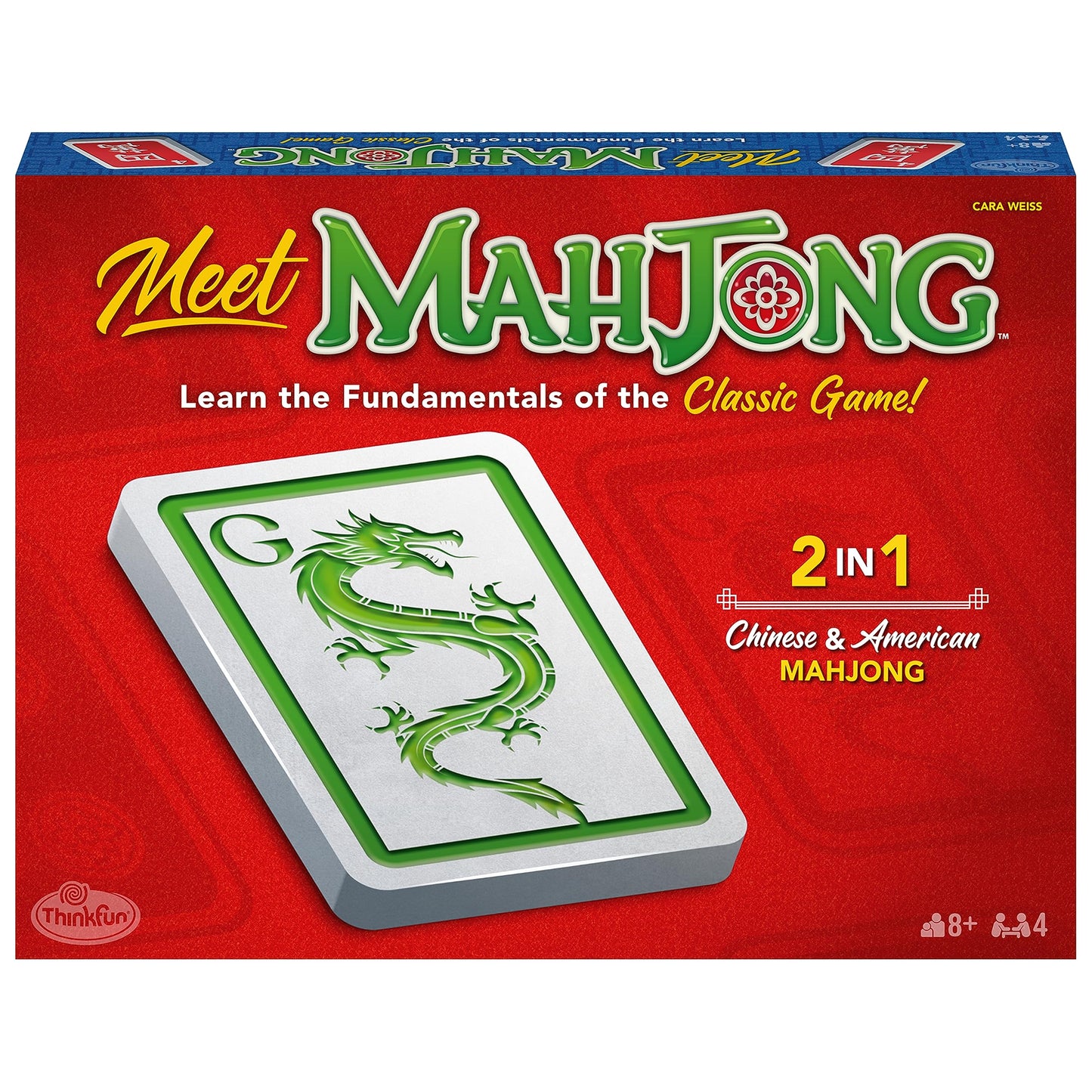 Thinkfun Meet Mahjong - The Engaging Family Board Game For 4 | Teaches Basics Of Mahjong | Perfect For Adults And Kids | Enhances Memory And Cognitive Skills