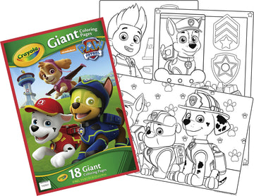 Crayola Paw Patrol Giant Coloring Pages