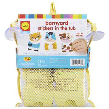 ALEX Toys Bath Barnyard Stickers in The Tub - Multicolor Kids Bath Activity, Medium Size Fun for Bath Time