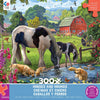 Ceaco Horses and Hounds 300-Piece Oversized Jigsaw Puzzle, Multicolor, 24 x 18, Cardboard, Model 2215-31