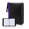 Clovercat 9 Pocket Waterproof Trading Card Binder, Trading Album Display Holder, Expandable, 720 Double Sided Pocket Album, Compatible With Gaming Cards, Yugioh, Mtg And Other Tcg