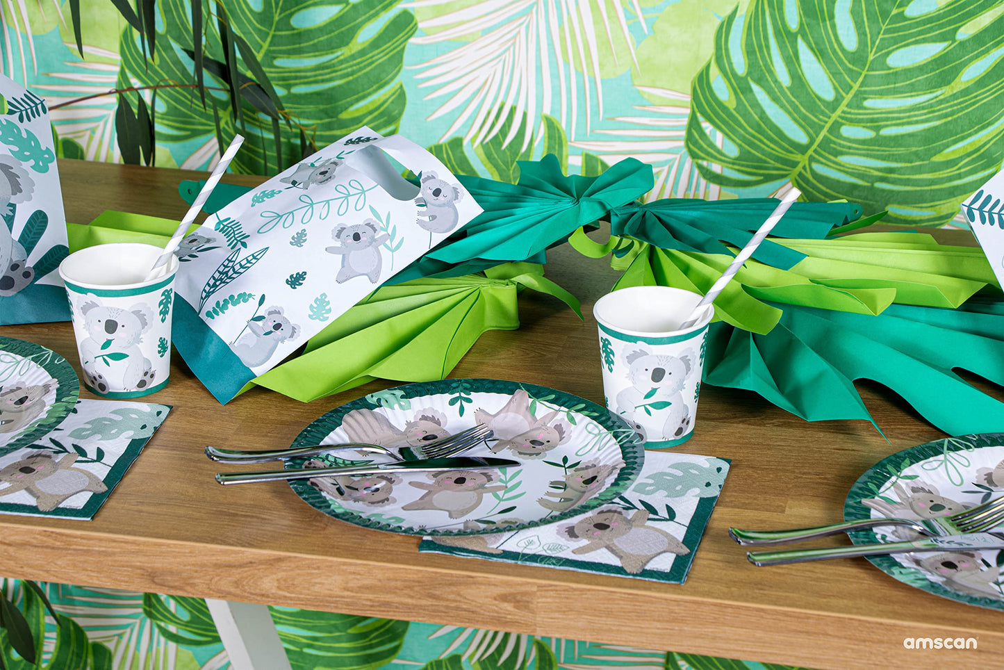 Koala Party Round Plates | 9 | 8 Pcs.