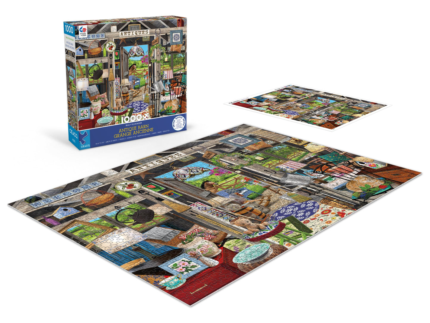 Ceaco - Tracy Flickinger - Antique Barn - 1000 Piece Jigsaw Puzzle