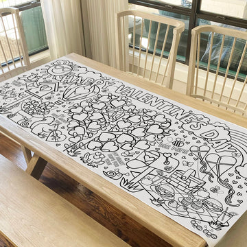 Tiny Expressions - Giant Coloring Posters Or Table Covers | Extra Large 30' X 72' Inches | Paper Banner Or Tablecloth For School Parties | Huge Coloring Activity Pages For Kids