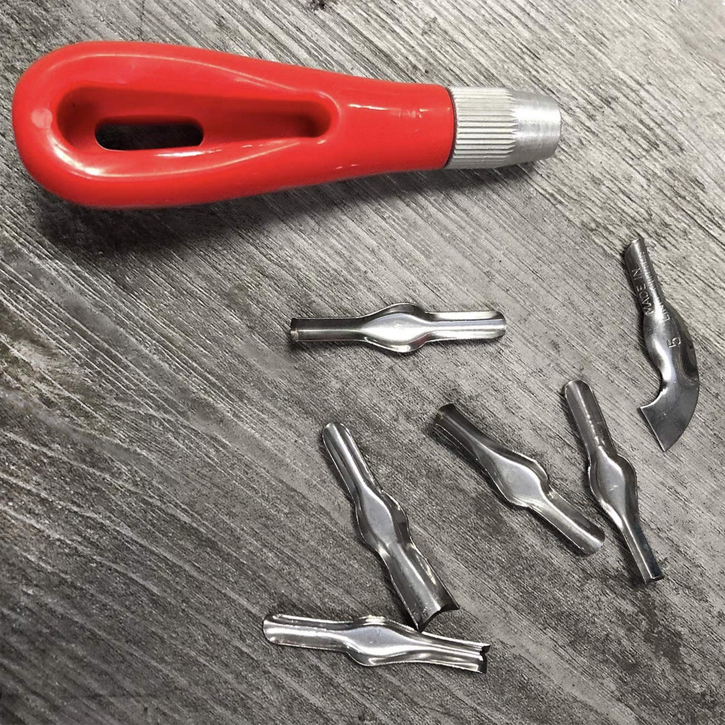 Rubber Block Stamp Carving Blocks Stamp Making Kit with Cutter Tools, 25-Pack Carving Rubber Stamps for Printmaking, Printing an