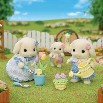 Calico Critters Blossom Gardening Set - Features Flora Rabbit Sister & Brother - Plant, Water, & Bloom With Your Adorable Critte