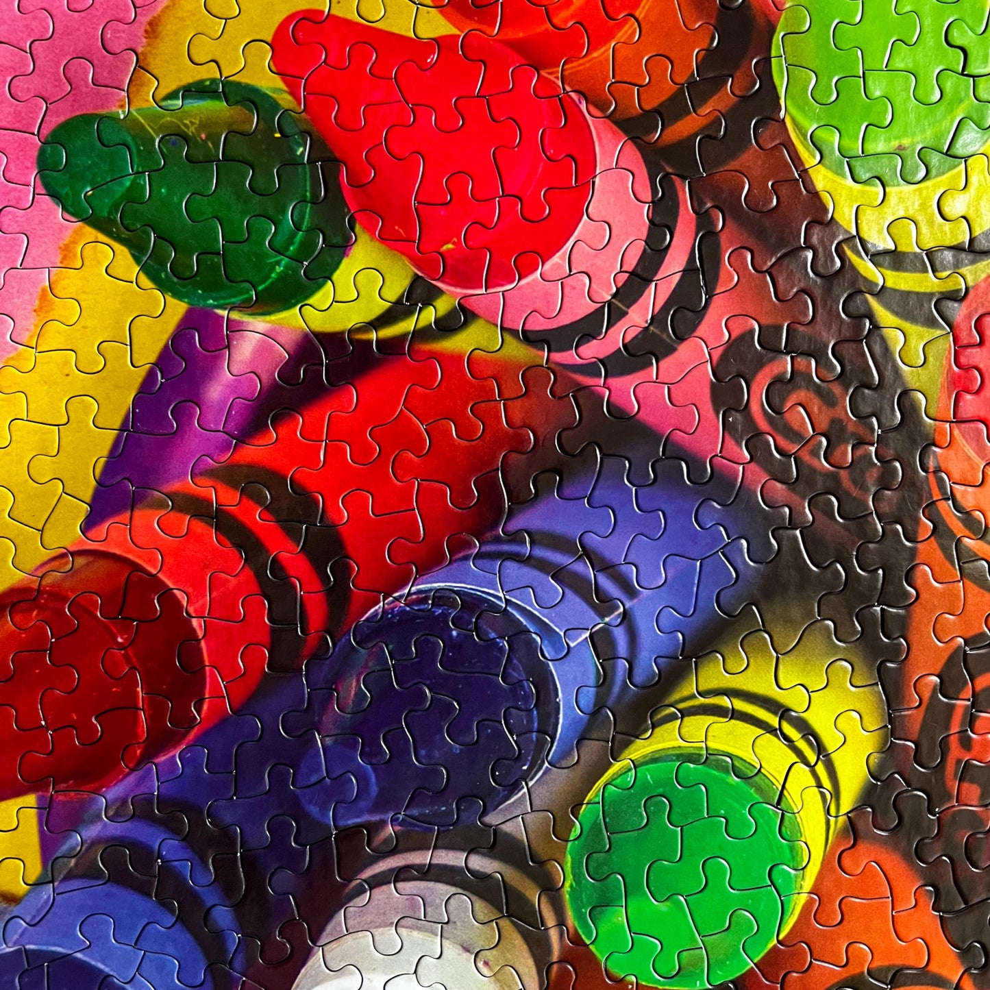 Springbok 500 Piece Jigsaw Puzzle - Crayola Twist - Unique Cut Cardboard - 18"x23.5" - Made in USA