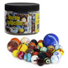 My Toy House Glass Marbles With Portable Container (Assorted Sizes And Colors)