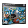 Youthefan Nfl Detroit Lions Retro Series Puzzle - 500 Pieces, Large