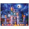 White Mountain 1000 Piece Halloween Jigsaw Puzzle Fall and Autumn Haunted Puzzles Large Pieces Gift for mature-themeds and Family 24x30 - House of Horror