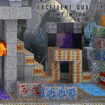 Qccx Magnetic Blocks, 100Pcs Build Magnet Cubes Set, Magnetic Stem Montessori Stacking Toys For Boys Girls Kids Ages 4 5 6 7 8 9