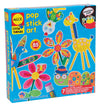 ALEX Toys Little Hands Pop Stick Art Craft Kit, Create Cute Animal and Flower Puppets, Allows Children to be Creative and Use th