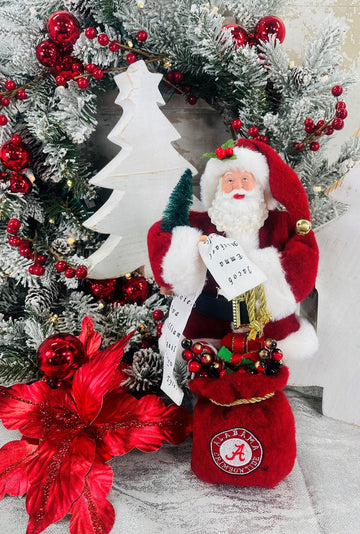 Santa'S Workshop 12' Alabama University Santa, Red, (Alc031)