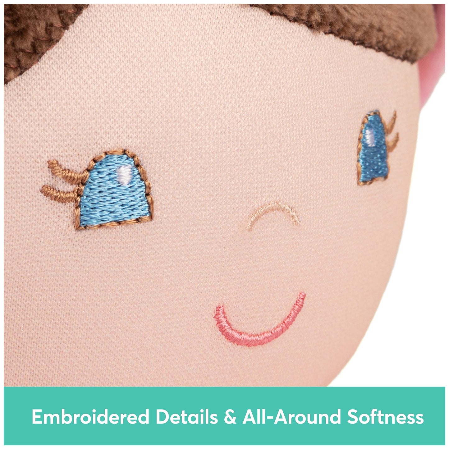 Gund Baby Sustainable Baby Doll, Plush Doll Made From Recycled Materials, For Babies And Newborns, Pink, 12