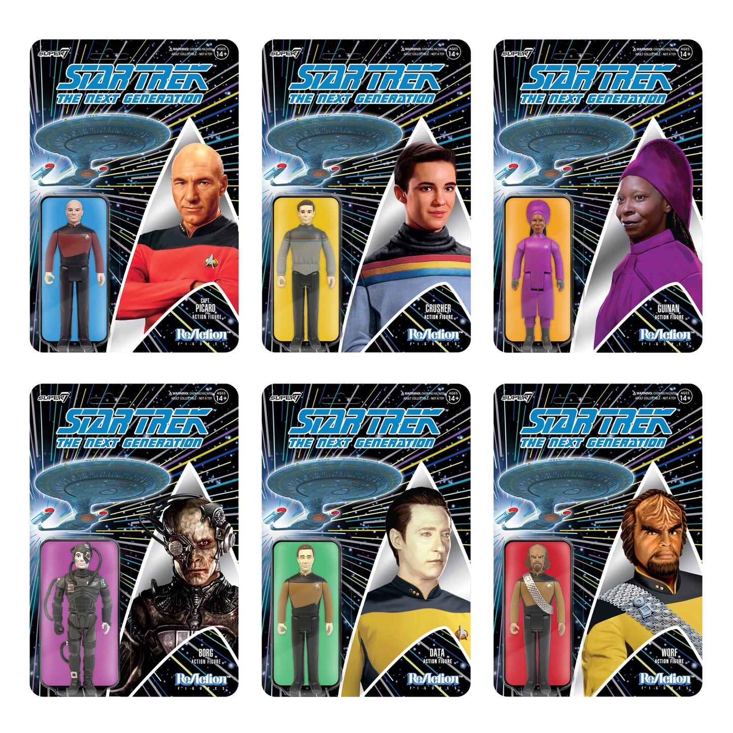 Super7 Star Trek: The Next Generation Borg - 3.75' Star Trek Action Figure Classic Tv Show Collectibles And Retro Toys