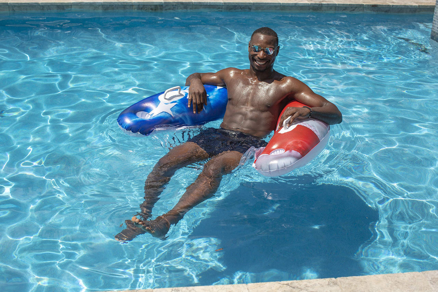 Poolcandy Sun Chair Water Raft, Multiple Chair Styles (White)