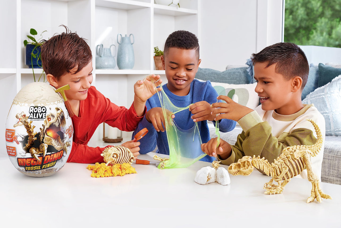 Robo Alive Mega Dino Fossil Find (T-Rex) By Zuru Dig And Discover, Stem, Excavate Prehistoric Fossils, Dinosaur Toys, Educational Toys, Great Science Kit Gift For Girls And Boys