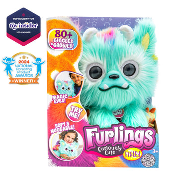 Furlings Finley - 13'' Interactive Plush Toy, 80+ Sounds & Animations, Gift For Girls & Boys 3+