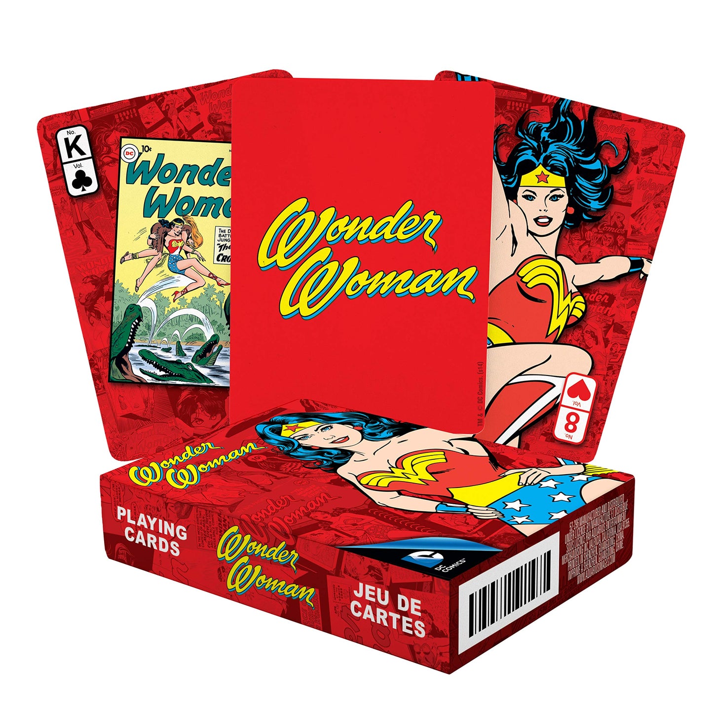 Aquarius Dc Comics Wonder Woman Playing Cards - Wonder Woman Themed Deck Of Cards For Your Favorite Card Games - Officially Licensed Dc Comics Merchandise & Collectibles