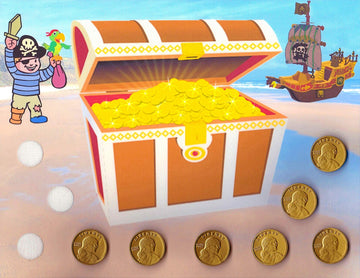 Earn Pirate Treasure With This Fun Interactive Behavior Chart. Add Or Remove Coins Via Hook And Loop